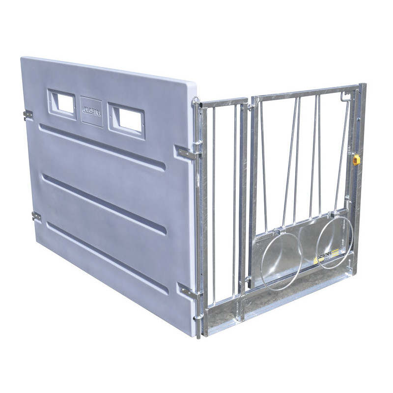 Extension pour box à veau HYGIENE PRO PEHD à cloisons PE fixes