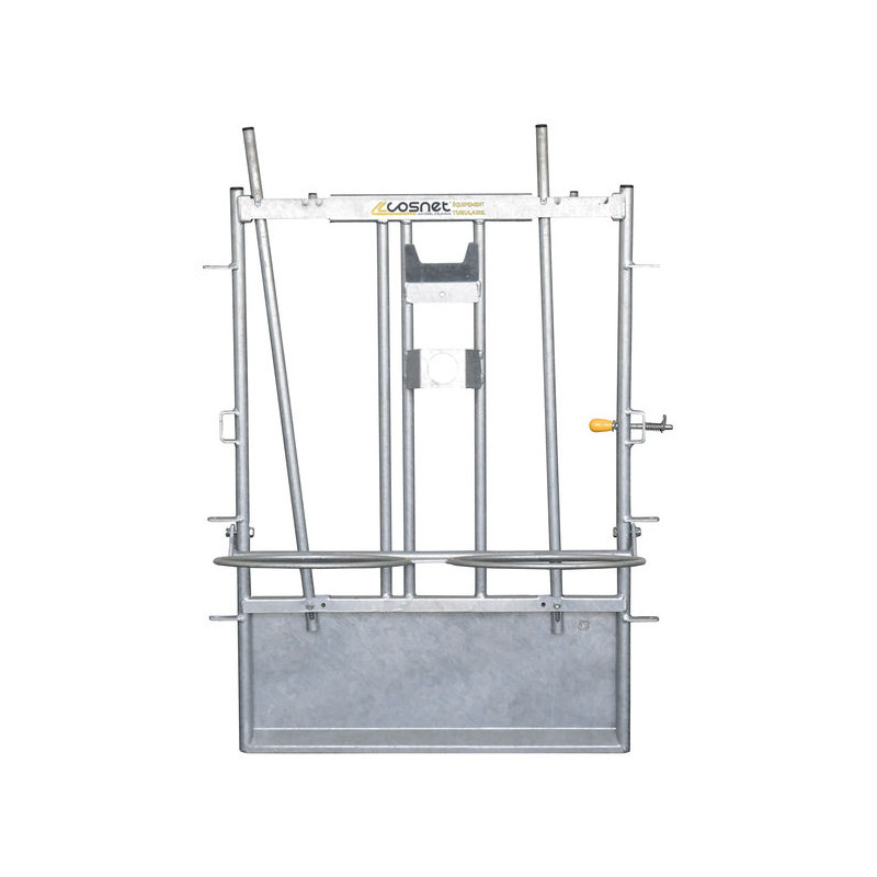 Façade pour case à veaux métallique galvanisée Façade pour case à veaux métallique galvanisée