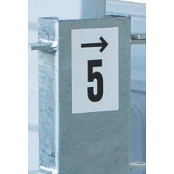 Adhésifs numérotés