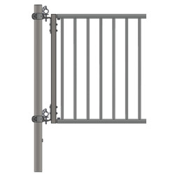Embout réglable pour cloison barreaudée Ø 42,4 mm Embout réglable pour cloison barreaudée Ø 42,4 mm