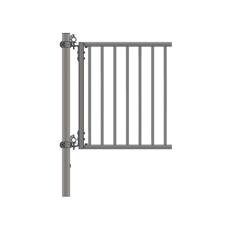 Embout réglable pour cloison barreaudée Ø 42,4 mm Embout réglable pour cloison barreaudée Ø 42,4 mm