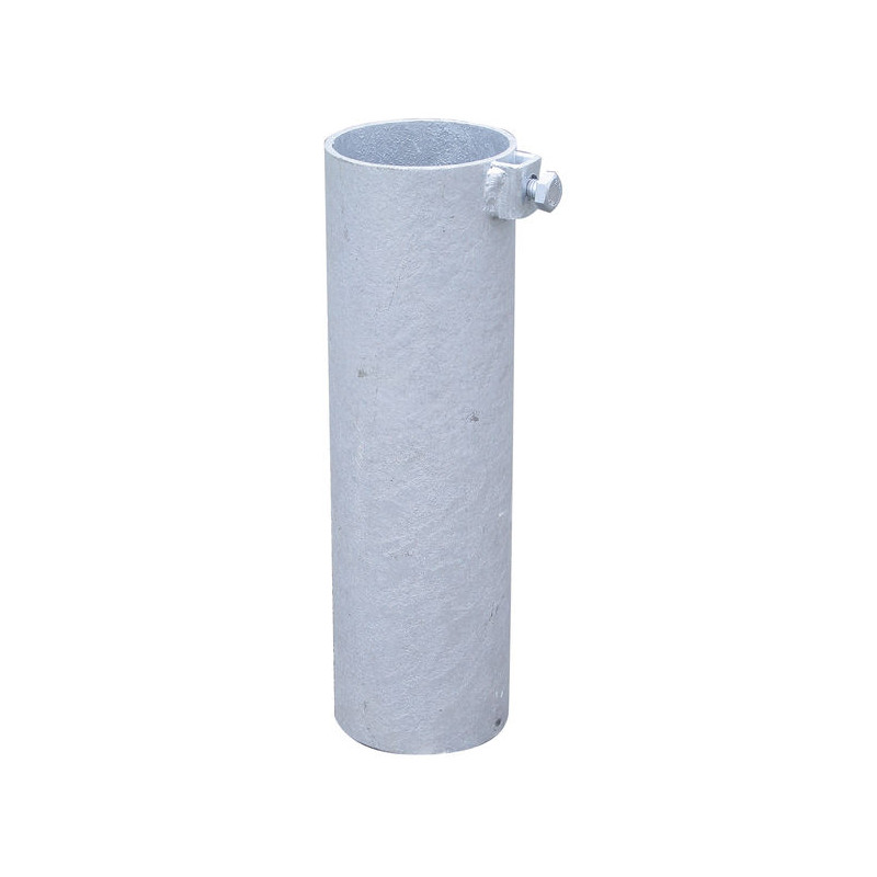 Fourreau acier pour poteau rond Ø 102 mm Fourreau acier pour poteau rond Ø 102 mm