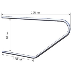 Bat-flanc de logette CONTINENTAL