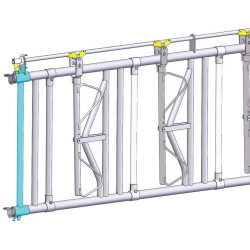 Embout adaptateur de mise à longueur pour cornadis